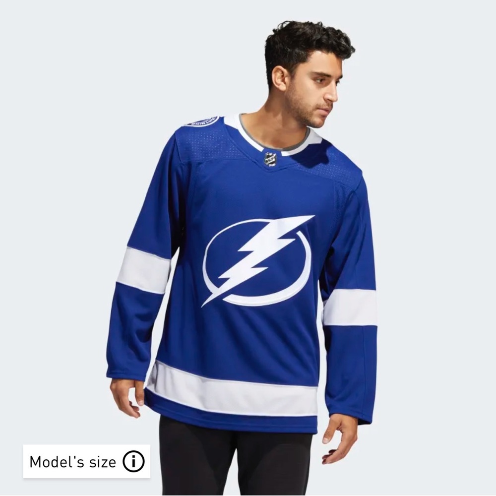 NWT Authentic Tampa Bay Lightning Home Jersey